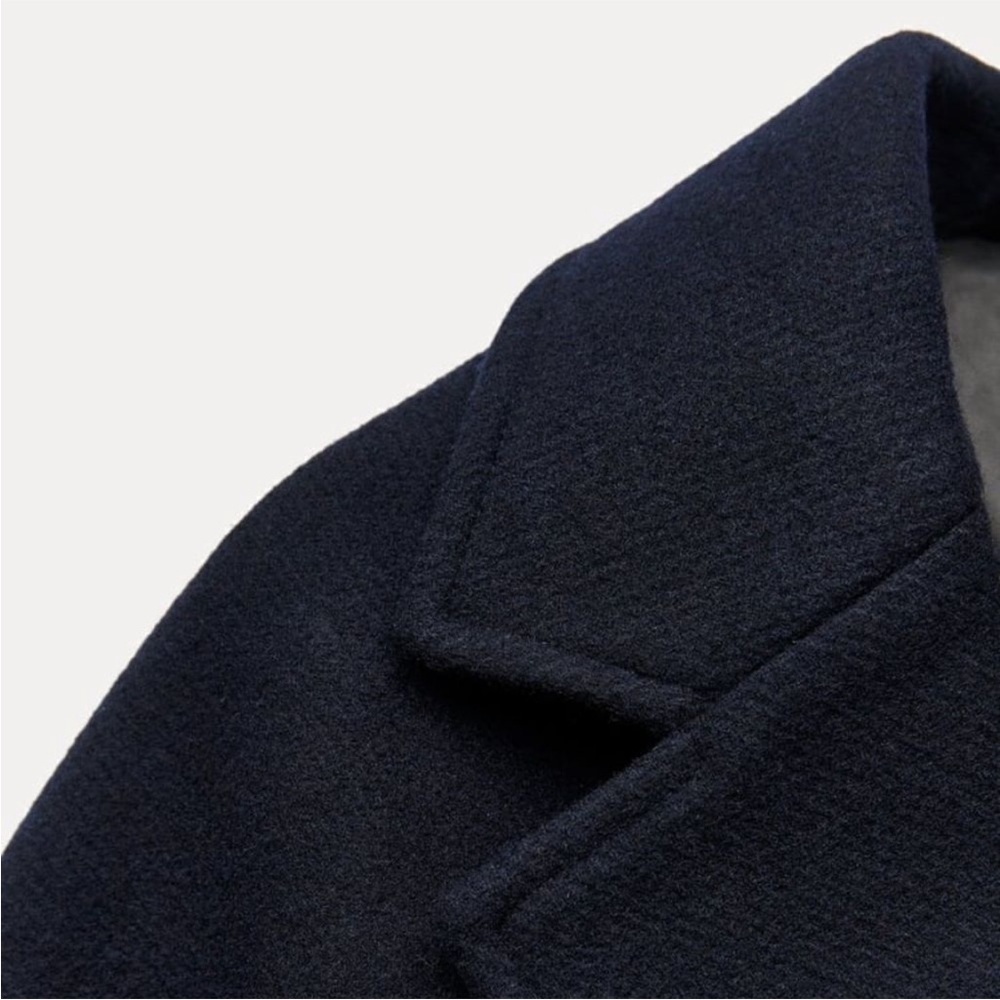 ZARA OVERSIZED WOOL BLEND COAT ZW COLLECTION - Picture 8 of 16